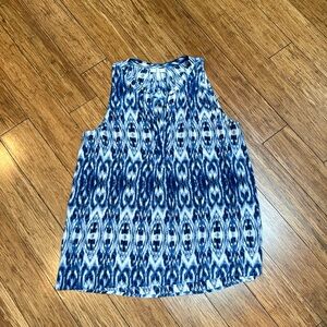 Blue and White Joie tank top. Size M.